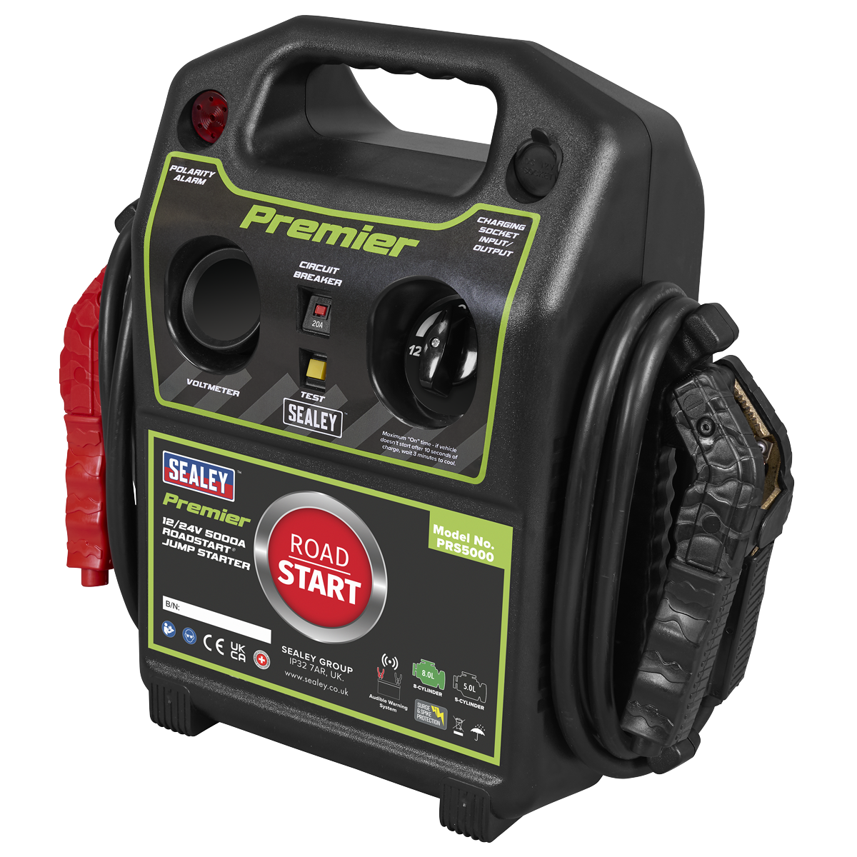 Premier PRS5000 12/24V Premier RoadStart® Jump Starter 5000A