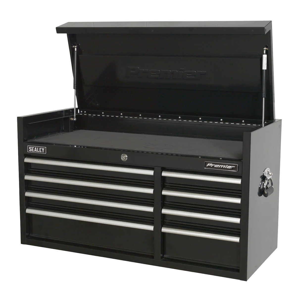 Premier PTB104008 Premier™ Heavy-Duty Extra-Wide Topchest 8 Drawer 1040mm - Black