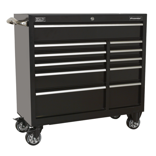 Premier PTB105511 Premier™ Heavy-Duty Extra-Wide Rollcab 11 Drawer 1055mm - Black