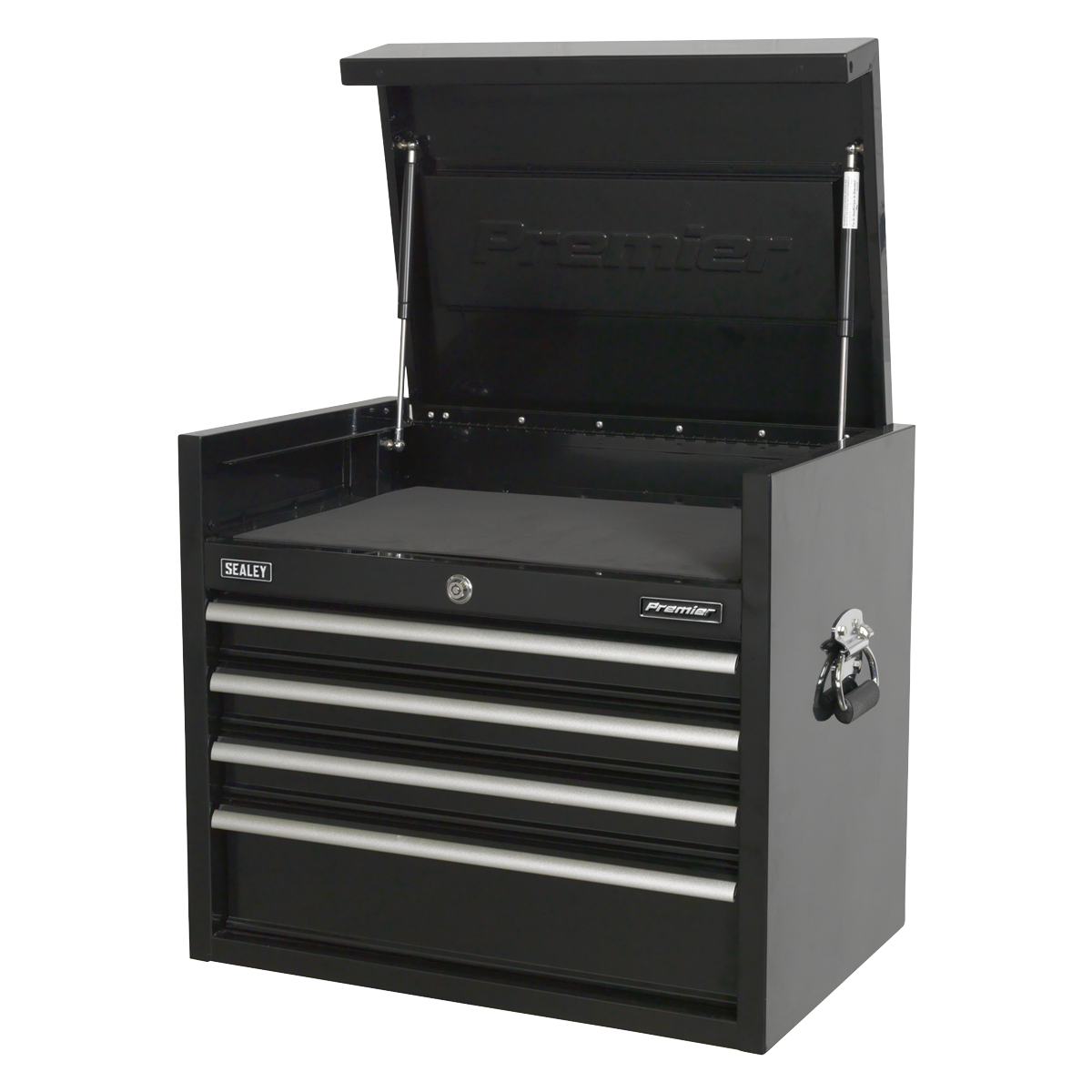 Premier PTB66004 Premier™ Heavy-Duty Topchest 4 Drawer 660mm - Black