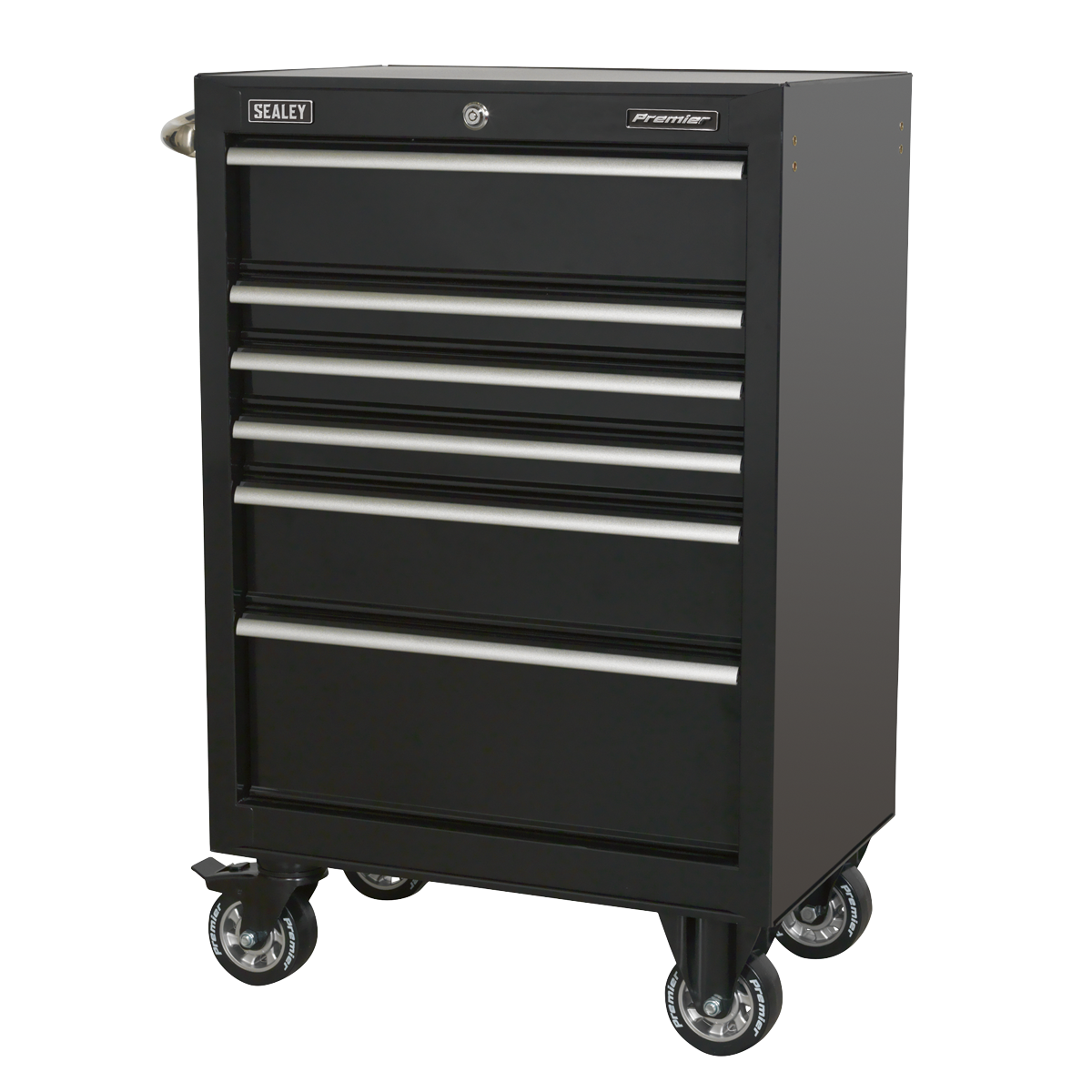 Premier PTB67506 Premier™ Heavy-Duty Rollcab 6 Drawer 675mm - Black
