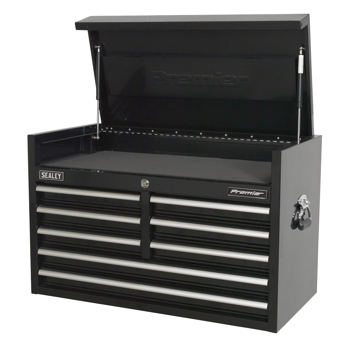 Premier PTB91508 Premier™ Heavy-Duty Topchest 915mm 8 Drawer - Black