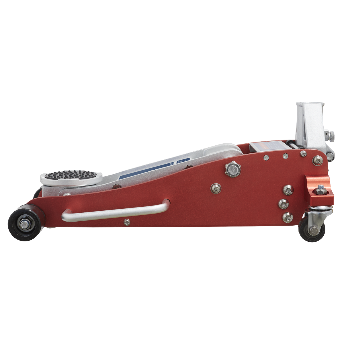 Premier RJA1550 Premier Low Profile Aluminium Trolley Jack with Rocket Lift 1.5 Tonne