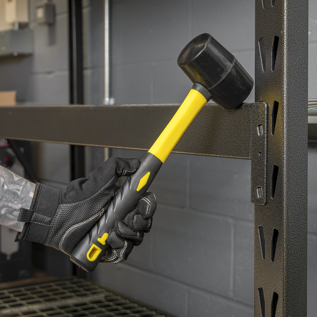 Premier RMB100 Premier Rubber Mallet with Fibreglass Shaft 1lb