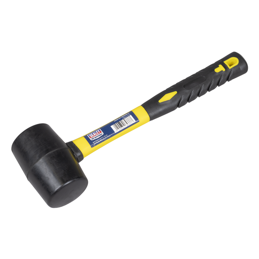 Premier RMB100 Premier Rubber Mallet with Fibreglass Shaft 1lb