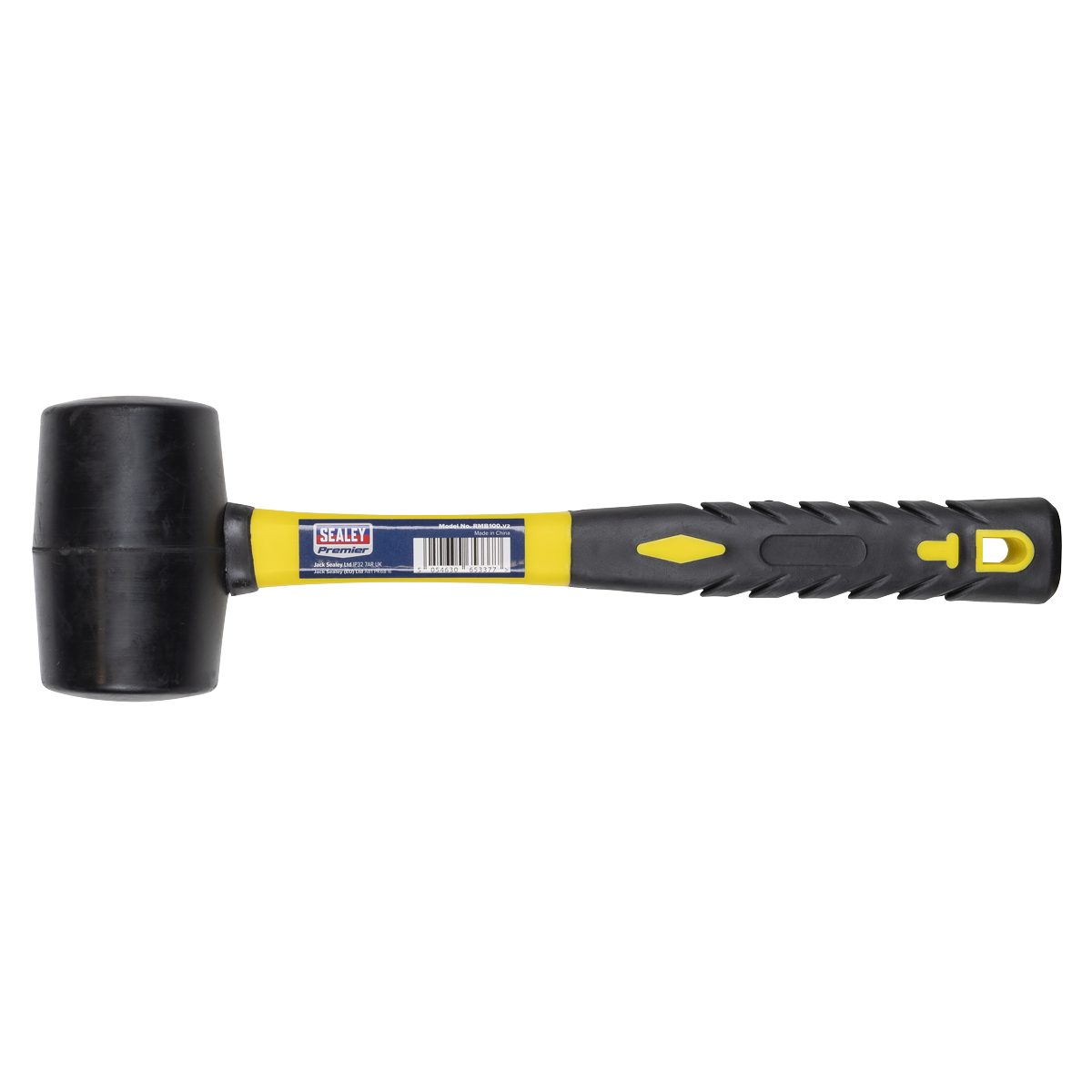 Premier RMB100 Premier Rubber Mallet with Fibreglass Shaft 1lb