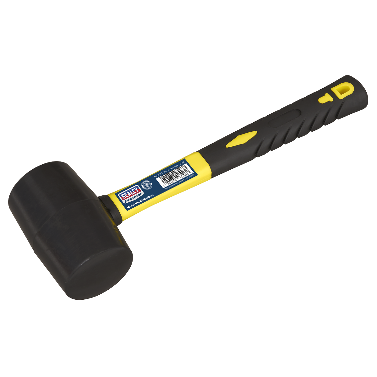 Premier RMB150 Premier Rubber Mallet with Fibreglass Shaft 1.5lb