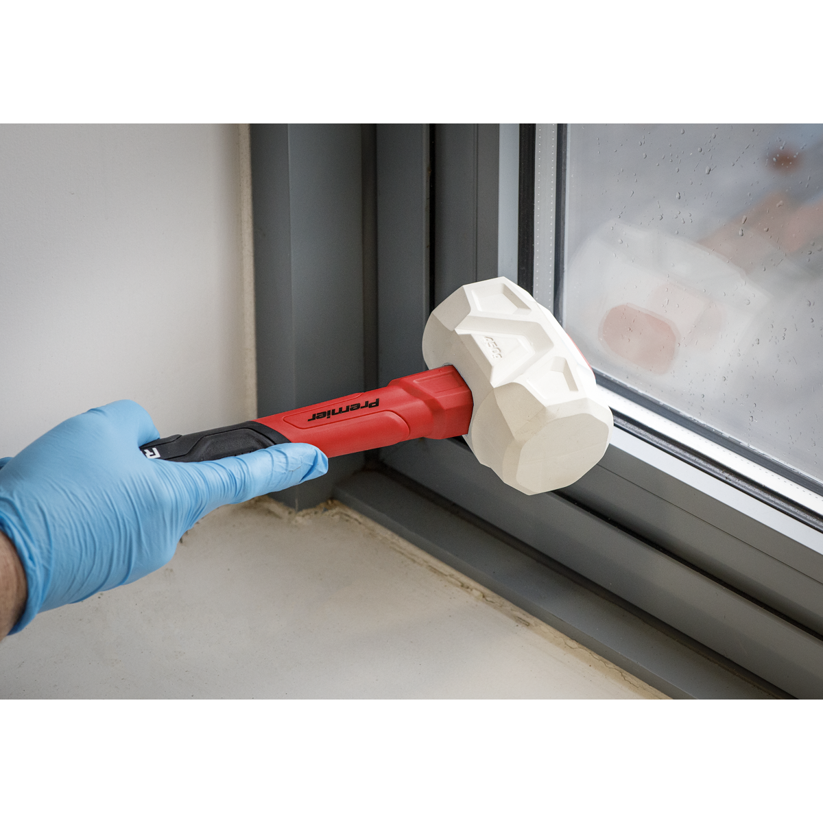 Premier RMG16 Premier Rubber Mallet with Fibreglass Shaft & Graphite Core 16oz