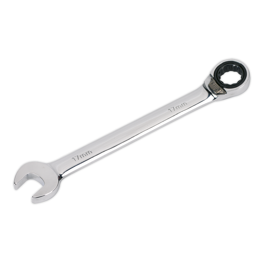 Premier RRCW17 Premier Reversible Combination Ratchet Spanner 17mm