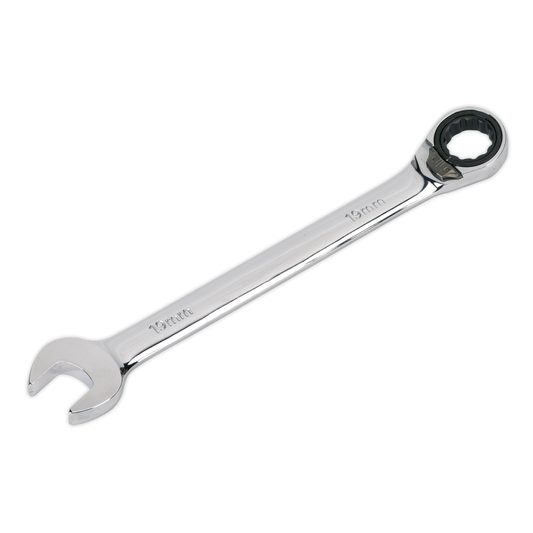 Premier RRCW19 Premier Reversible Combination Ratchet Spanner 19mm