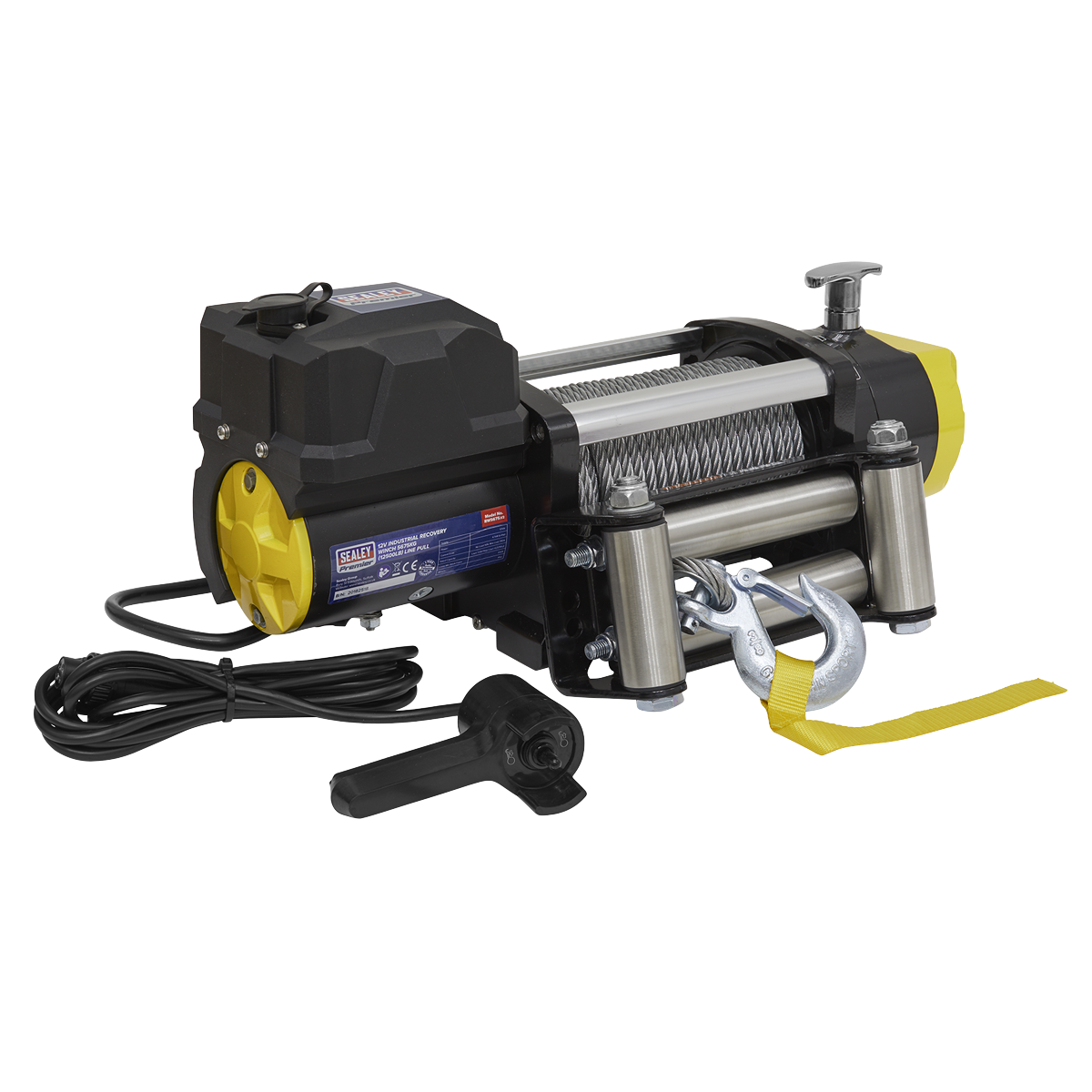 Premier RW5675 Premier Industrial Recovery Winch 5675kg (12500lb) Line Pull 12V