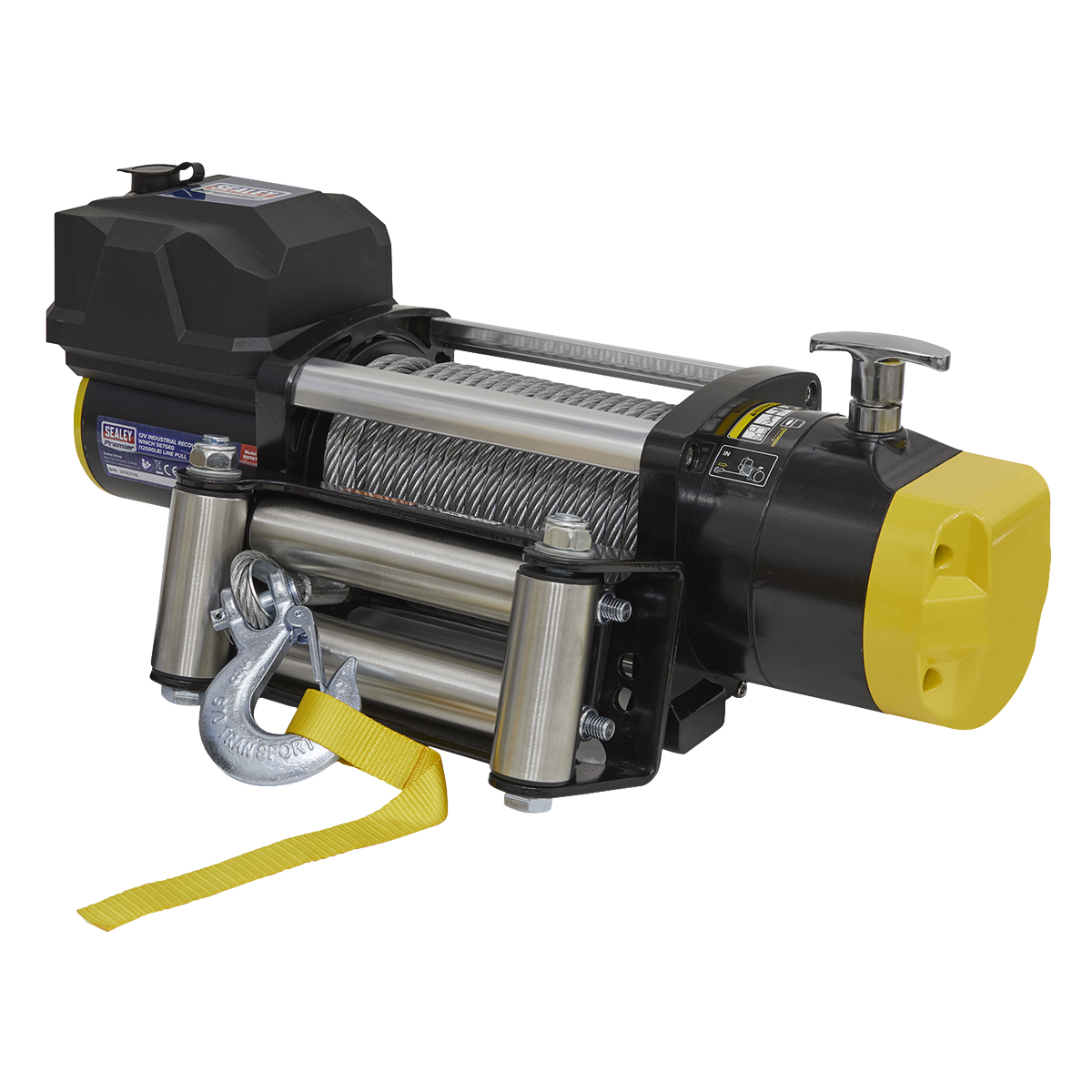 Premier RW5675 Premier Industrial Recovery Winch 5675kg (12500lb) Line Pull 12V