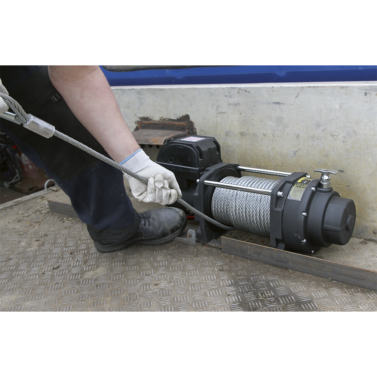 Premier RW8180 Premier Industrial Recovery Winch 8180kg (18000lb) Line Pull 12V