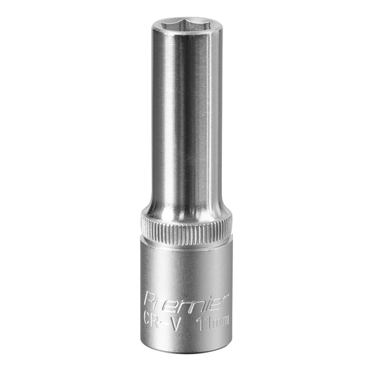 Premier S1211D Premier Deep Socket 1/2"Sq Drive 11mm