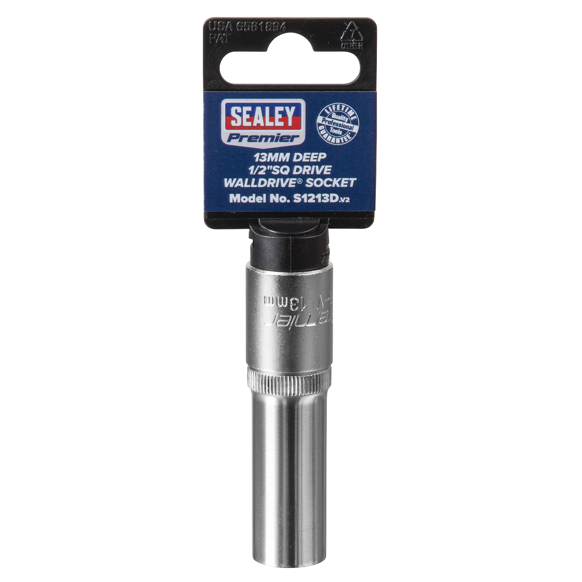 Premier S1213D Premier Deep Socket 1/2"Sq Drive 13mm