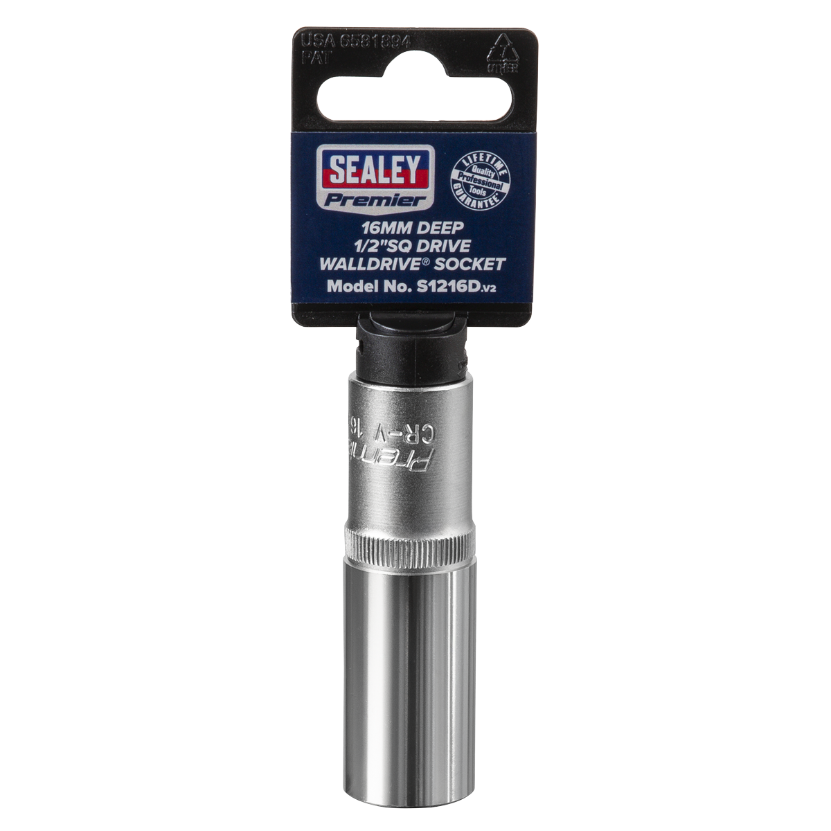 Premier S1216D Premier Deep Socket 1/2"Sq Drive 16mm