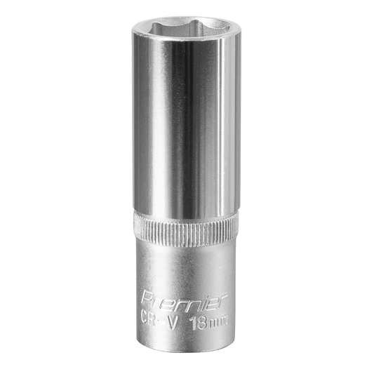Premier S1218D Premier Deep Socket 1/2"Sq Drive 18mm