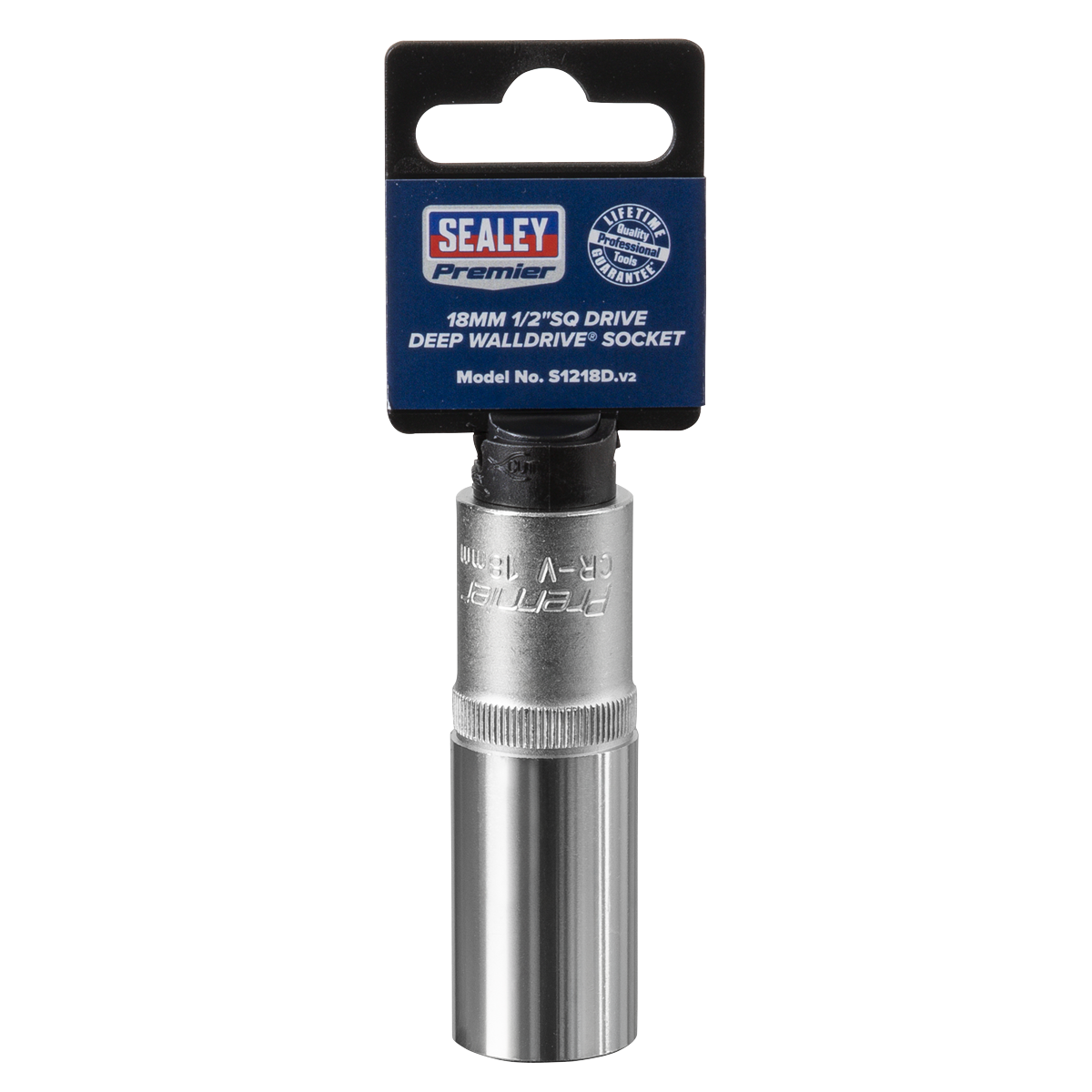 Premier S1218D Premier Deep Socket 1/2"Sq Drive 18mm