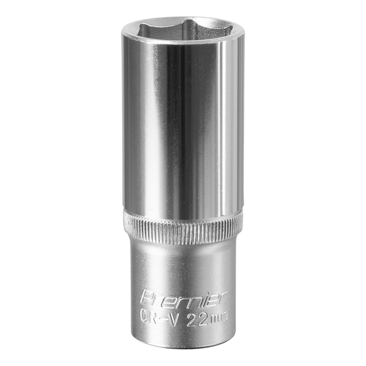 Premier S1222D Premier Deep Socket 1/2"Sq Drive 22mm
