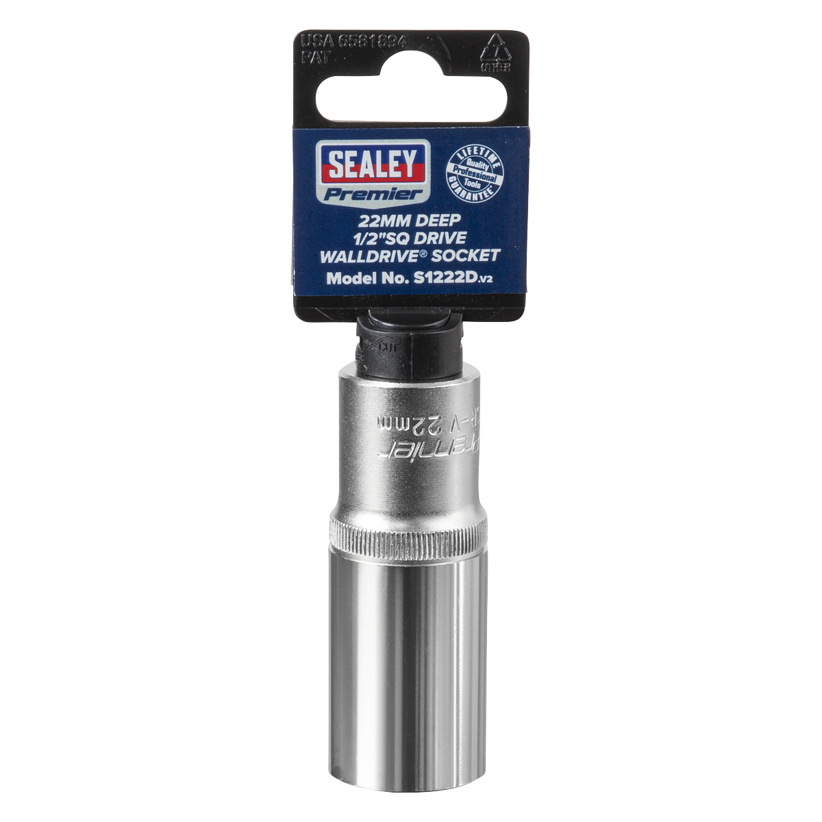 Premier S1222D Premier Deep Socket 1/2"Sq Drive 22mm