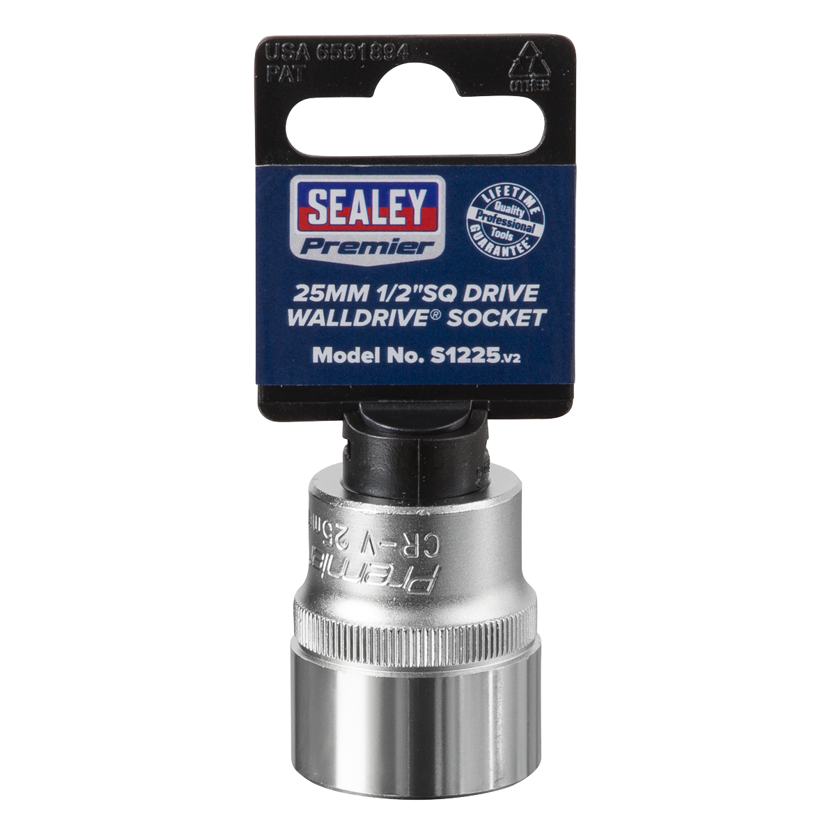 Premier S1225 Premier Socket 1/2"Sq Drive 25mm