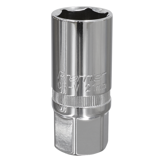 Premier S12SP14 Premier Spark Plug Socket 1/2"Sq Drive 21mm