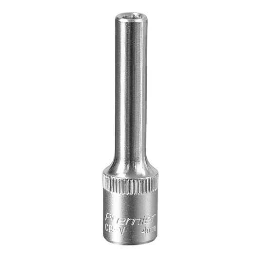 Premier S1404D Premier Deep Socket 1/4"Sq Drive 4mm