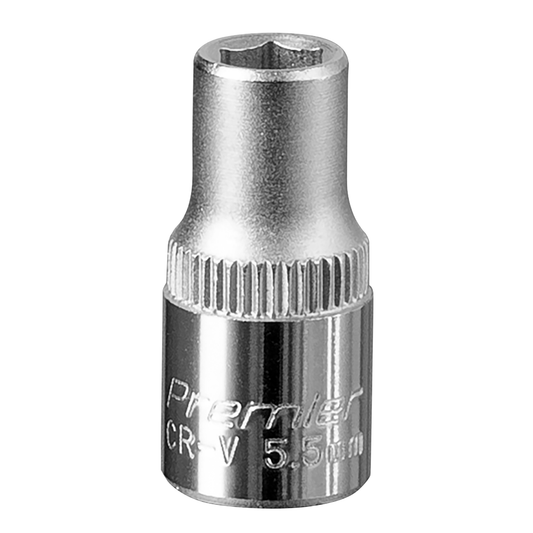 Premier S14055 Premier Socket 1/4"Sq Drive 5.5mm