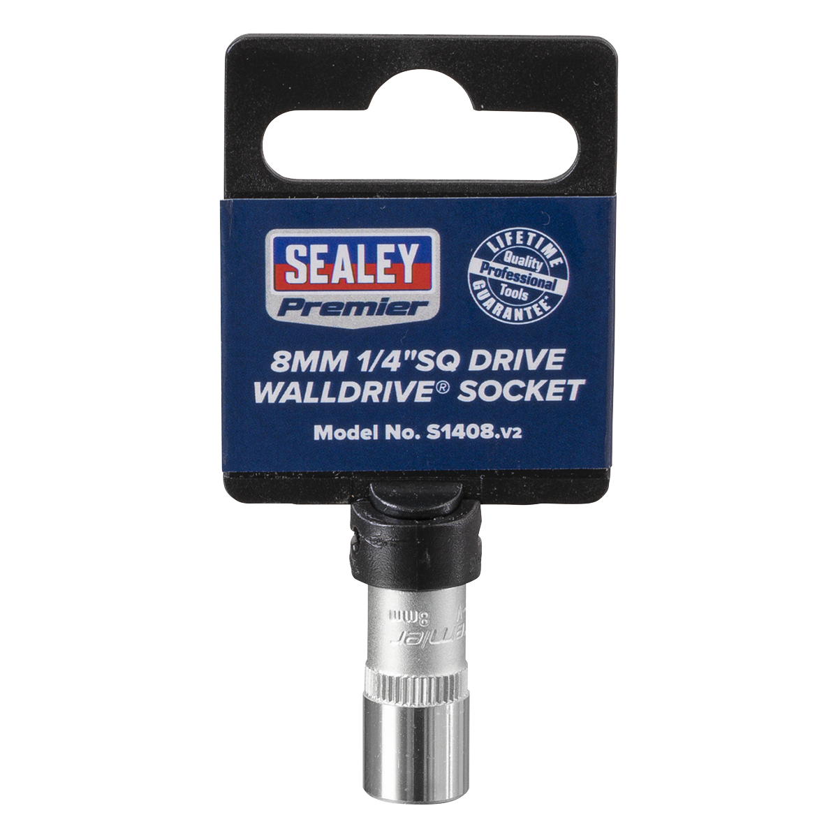 Premier S1408 Premier Socket 1/4"Sq Drive 8mm