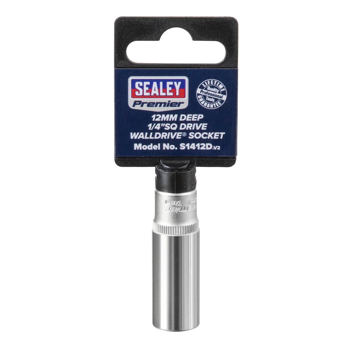 Premier S1412D Premier Deep Socket 1/4"Sq Drive 12mm