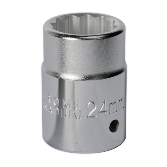 Premier S34/24 Premier Socket 3/4"Sq Drive 24mm