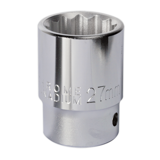 Premier S34/27 Premier Socket 3/4"Sq Drive 27mm