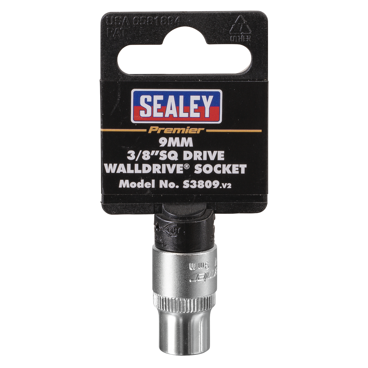 Premier S3809 Premier Socket 3/8"Sq Drive 9mm