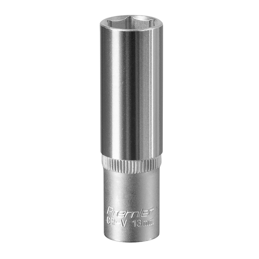Premier S3813D Premier Deep Socket 3/8"Sq Drive 13mm
