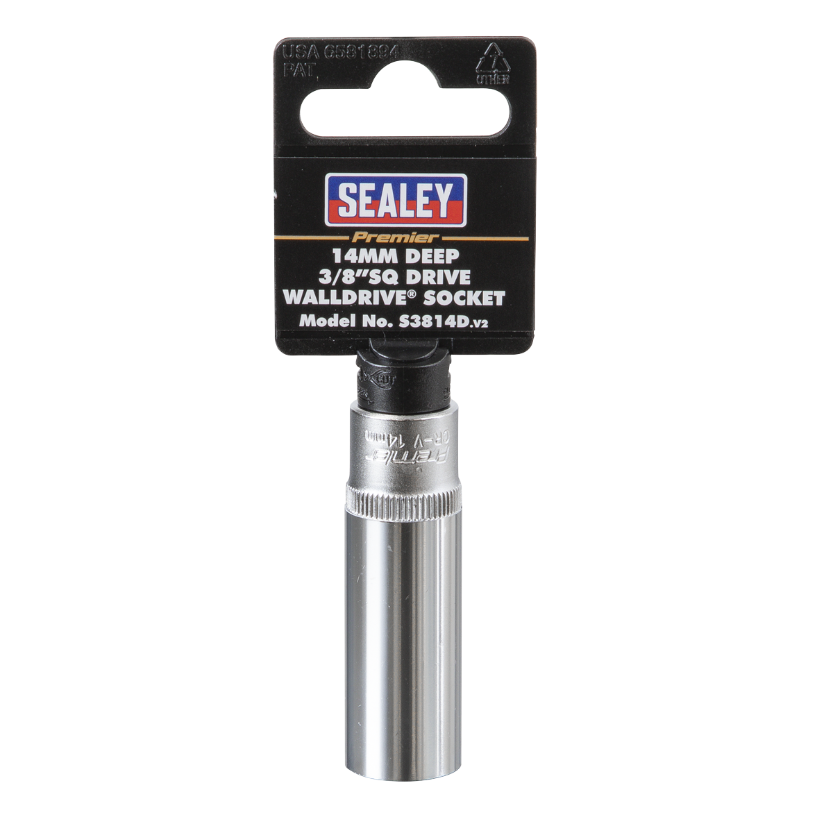Premier S3814D Premier Deep Socket 3/8"Sq Drive 14mm