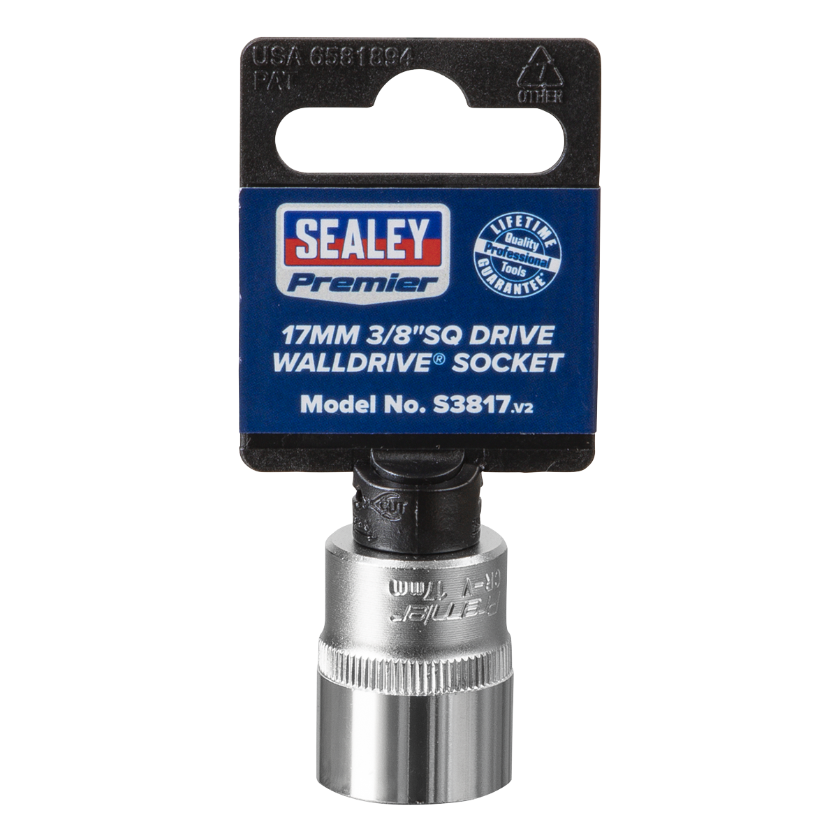 Premier S3817 Premier Socket 3/8"Sq Drive 17mm
