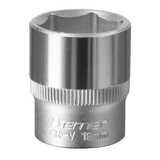 Premier S3819 Premier Socket 3/8"Sq Drive 19mm