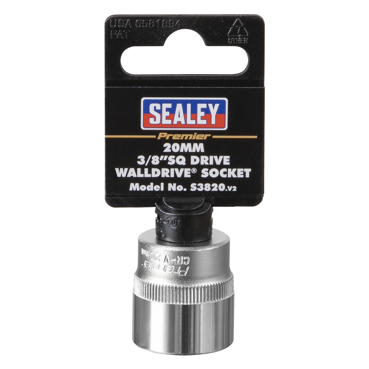 Premier S3820 Premier Socket 3/8"Sq Drive 20mm
