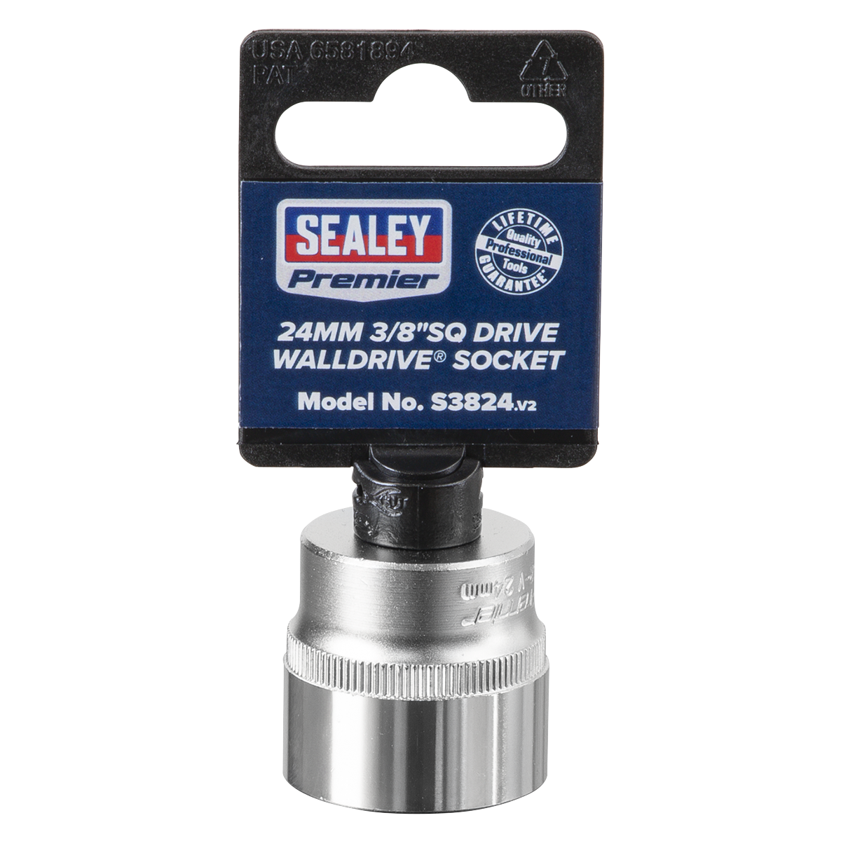 Premier S3824 Premier Socket 3/8"Sq Drive 24mm