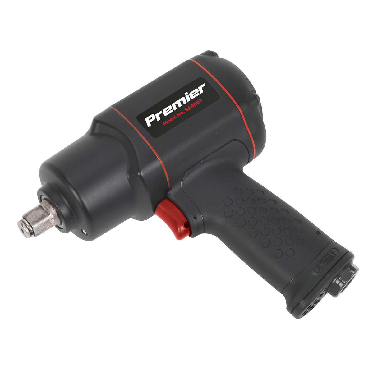 Premier SA6007 Premier Twin Hammer Composite Air Impact Wrench 1/2"Sq Drive