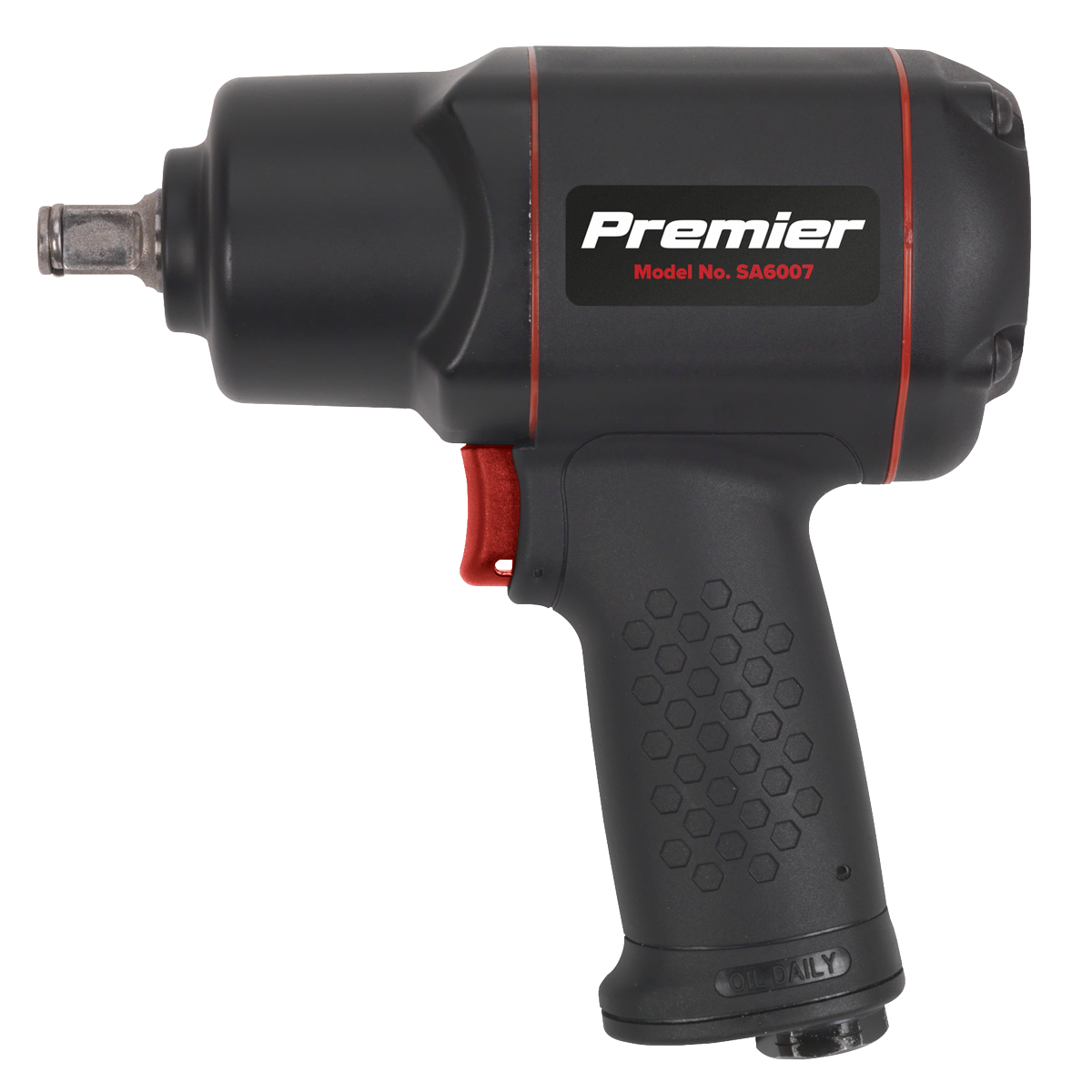 Premier SA6007 Premier Twin Hammer Composite Air Impact Wrench 1/2"Sq Drive
