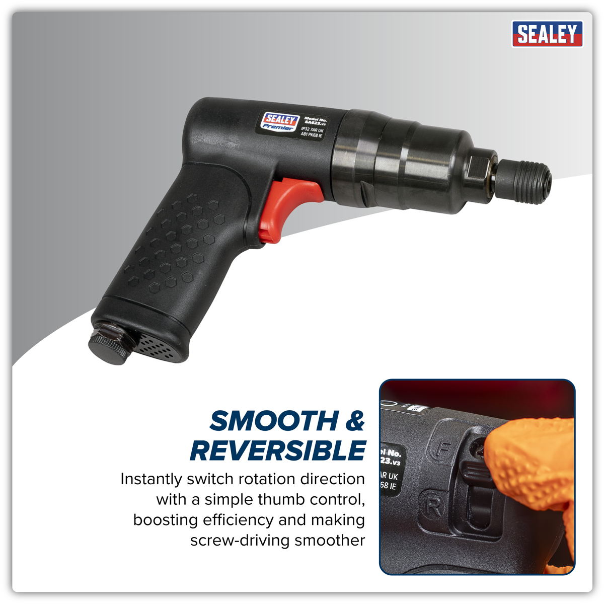 Premier SA623 Premier Composite Mini Air Screwdriver