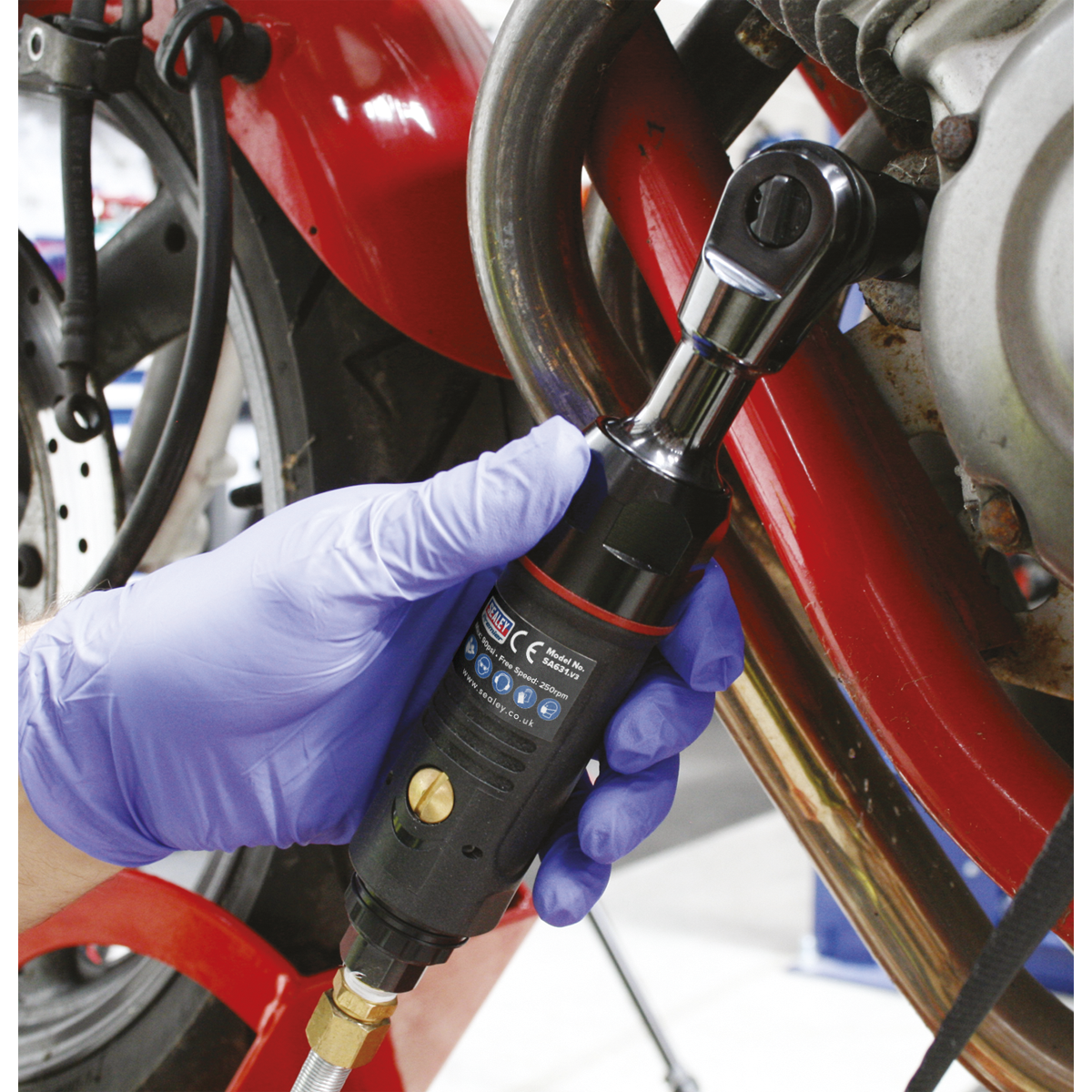 Premier SA630 Premier Compact Air Ratchet Wrench 1/4"Sq Drive