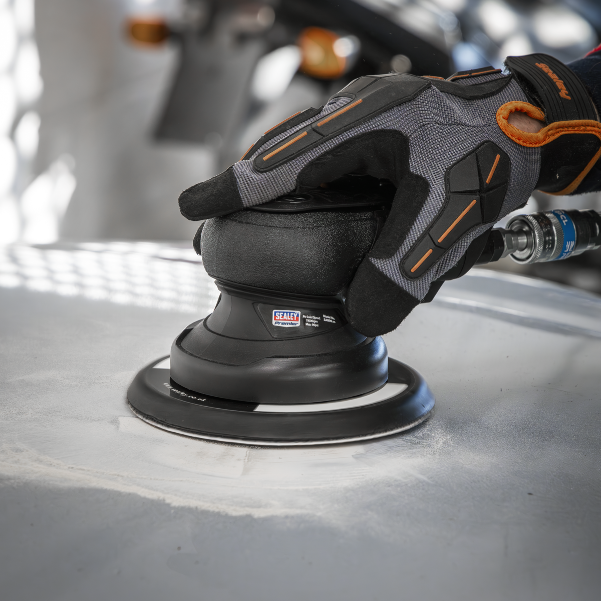 Premier SA800 Air Palm Orbital Sander Ø150mm