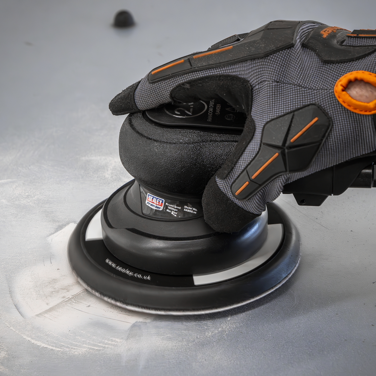 Premier SA800 Air Palm Orbital Sander Ø150mm