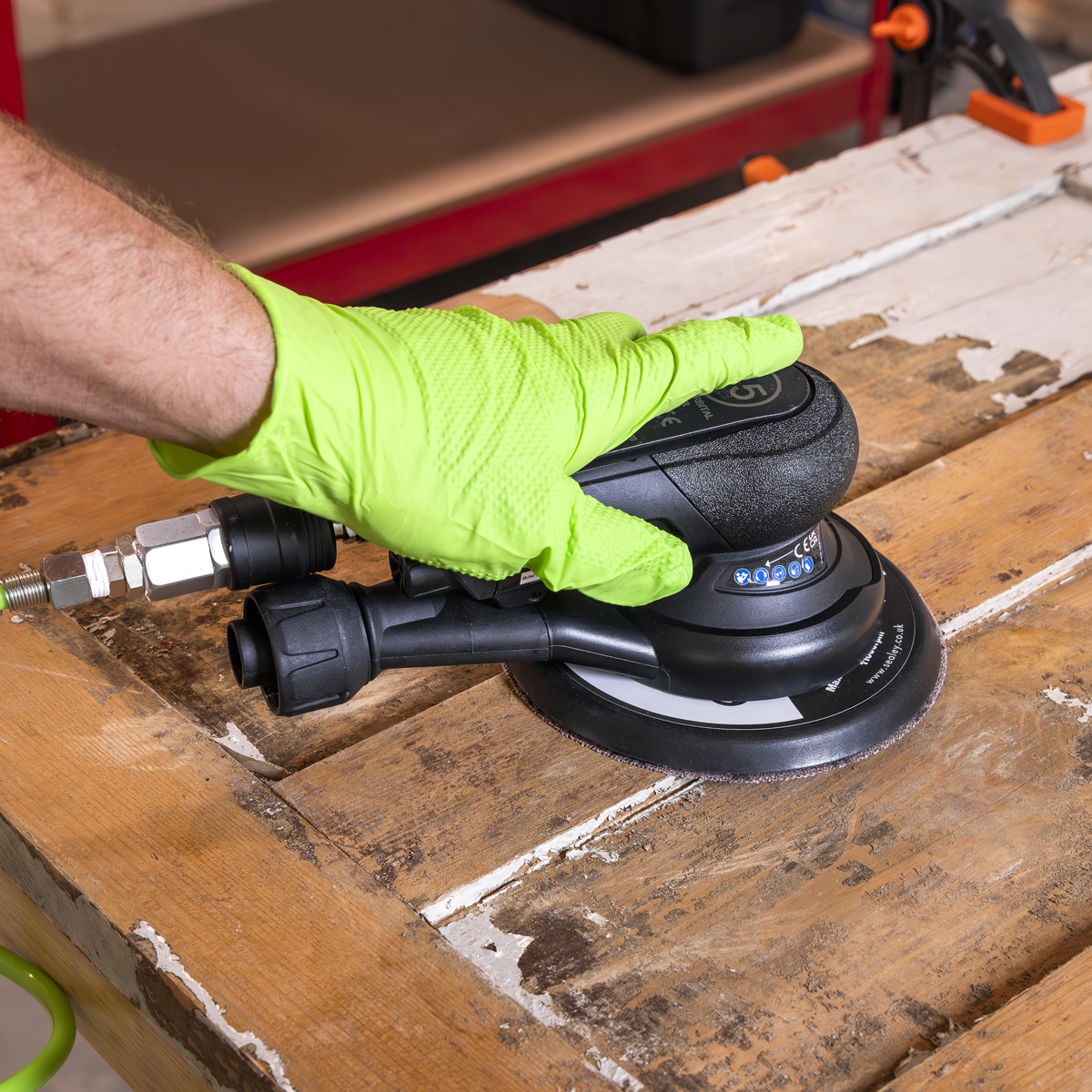 Premier SA801 Air Palm Orbital Sander Ø150mm Dust-Free