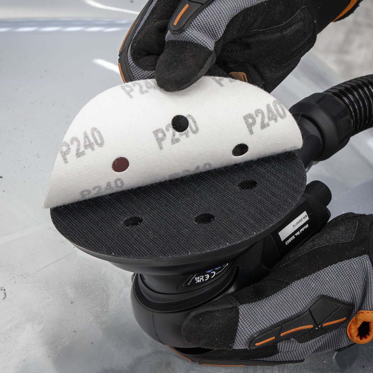 Premier SA803 Air Palm Orbital Sander Ø150mm Dust-Free