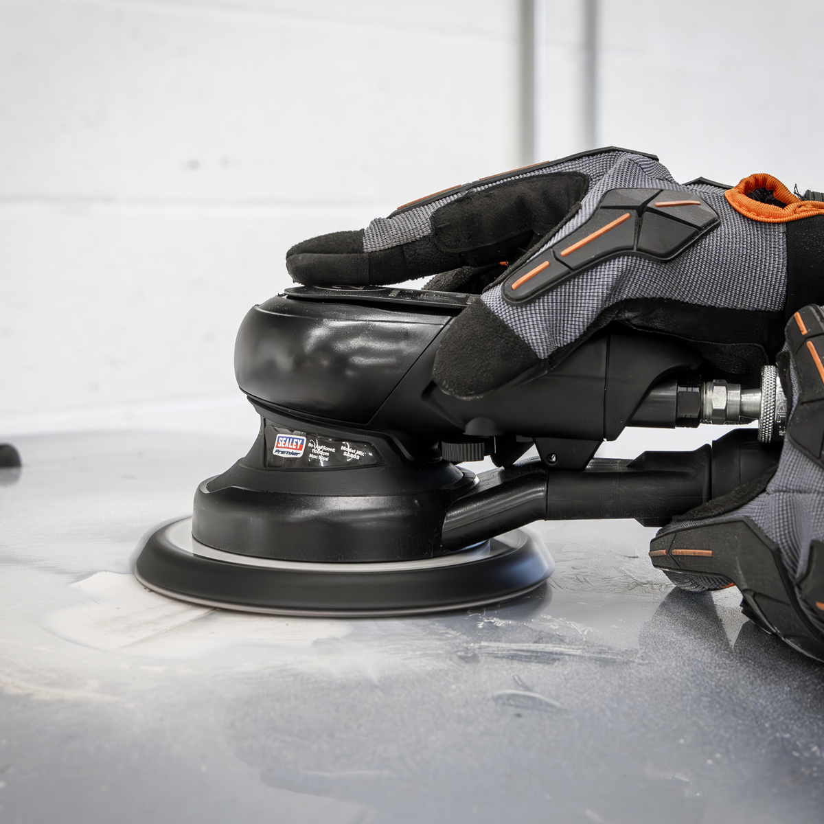 Premier SA803 Air Palm Orbital Sander Ø150mm Dust-Free