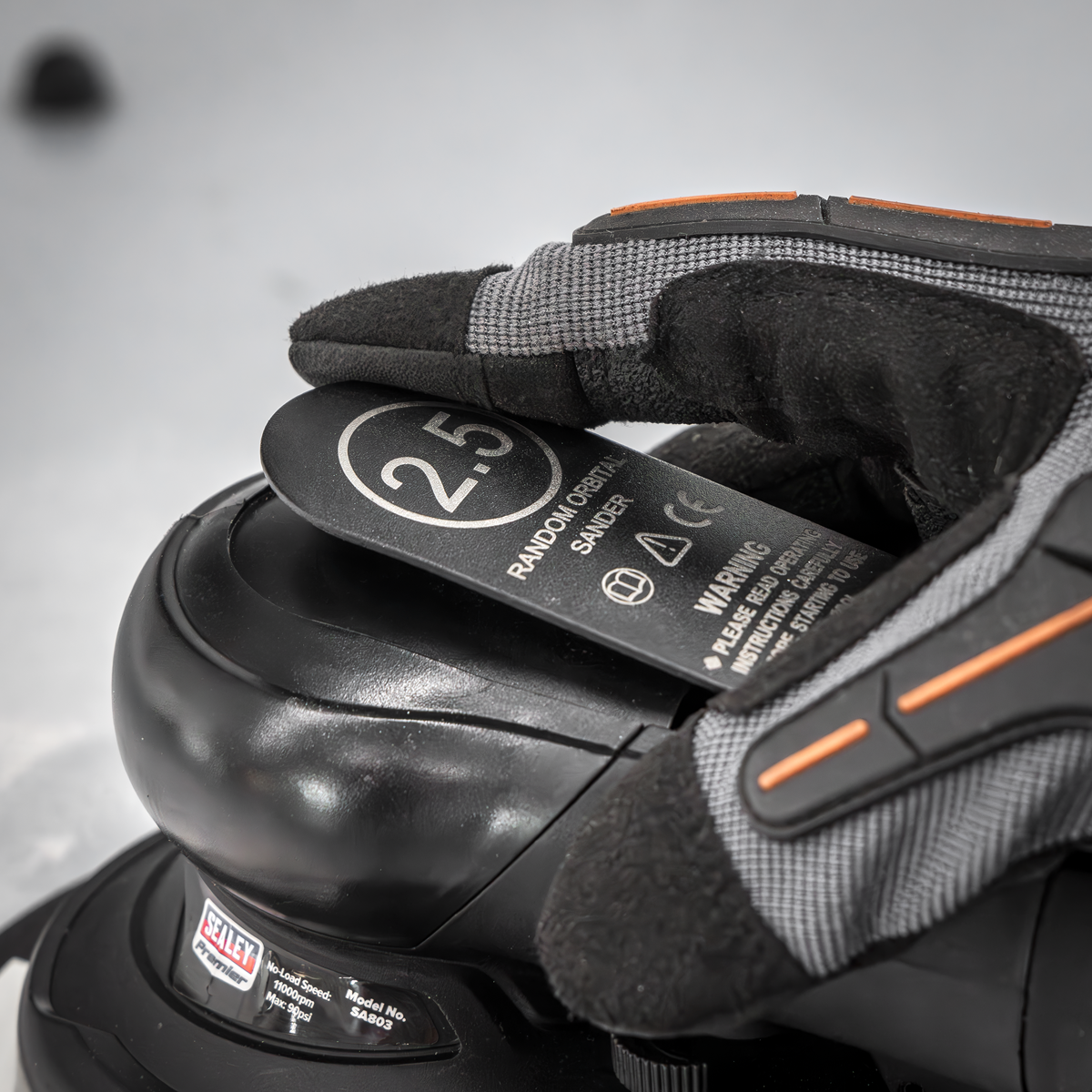 Premier SA803 Air Palm Orbital Sander Ø150mm Dust-Free