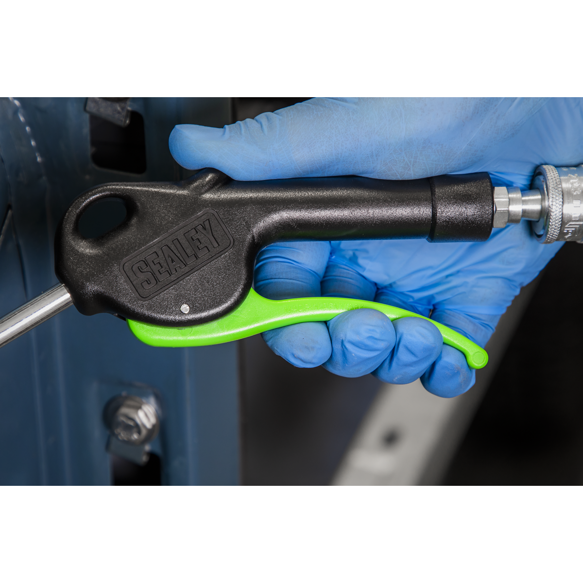 Premier SA9230 Premier Air Blow Gun with Angled Lance 1/4"BSP Air Inlet 100 x 8mm
